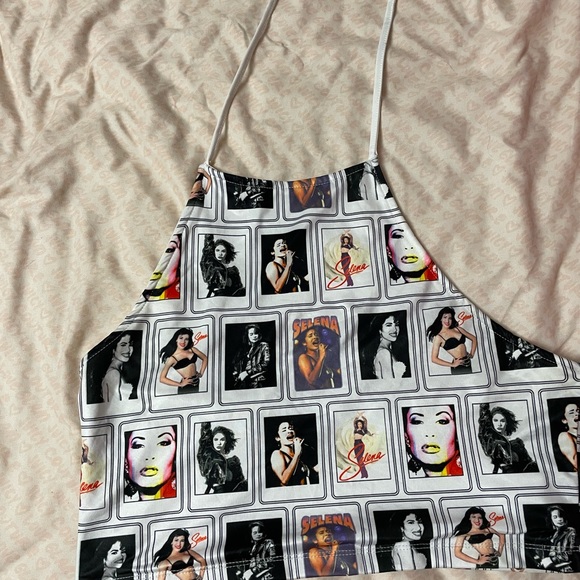Selena cropped Halter top - Picture 3 of 4